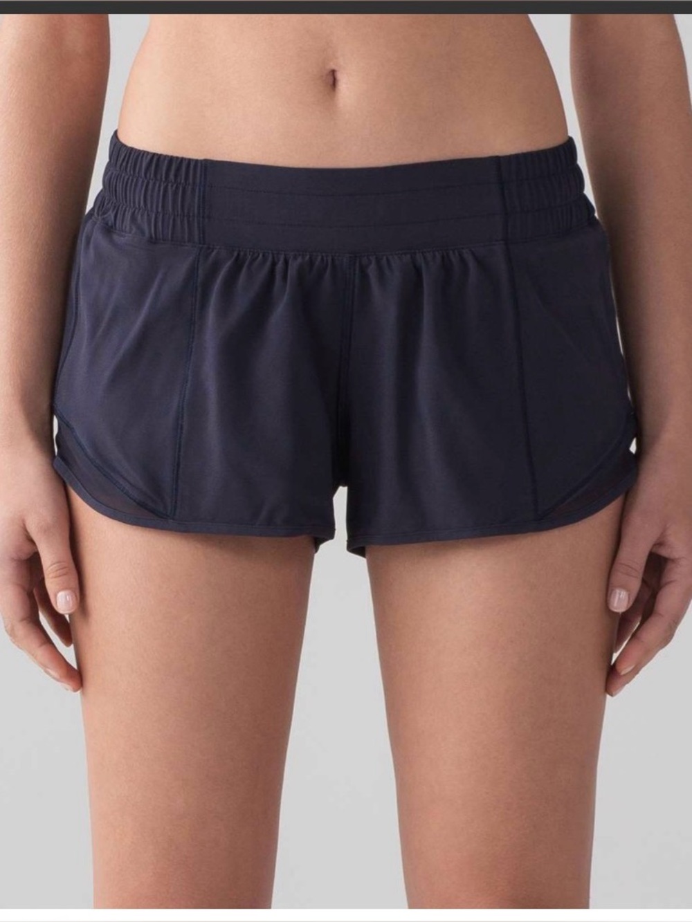 lululemon Hotty Hot High-Rise Lined Short 2.5” Shorts Black Waist 12